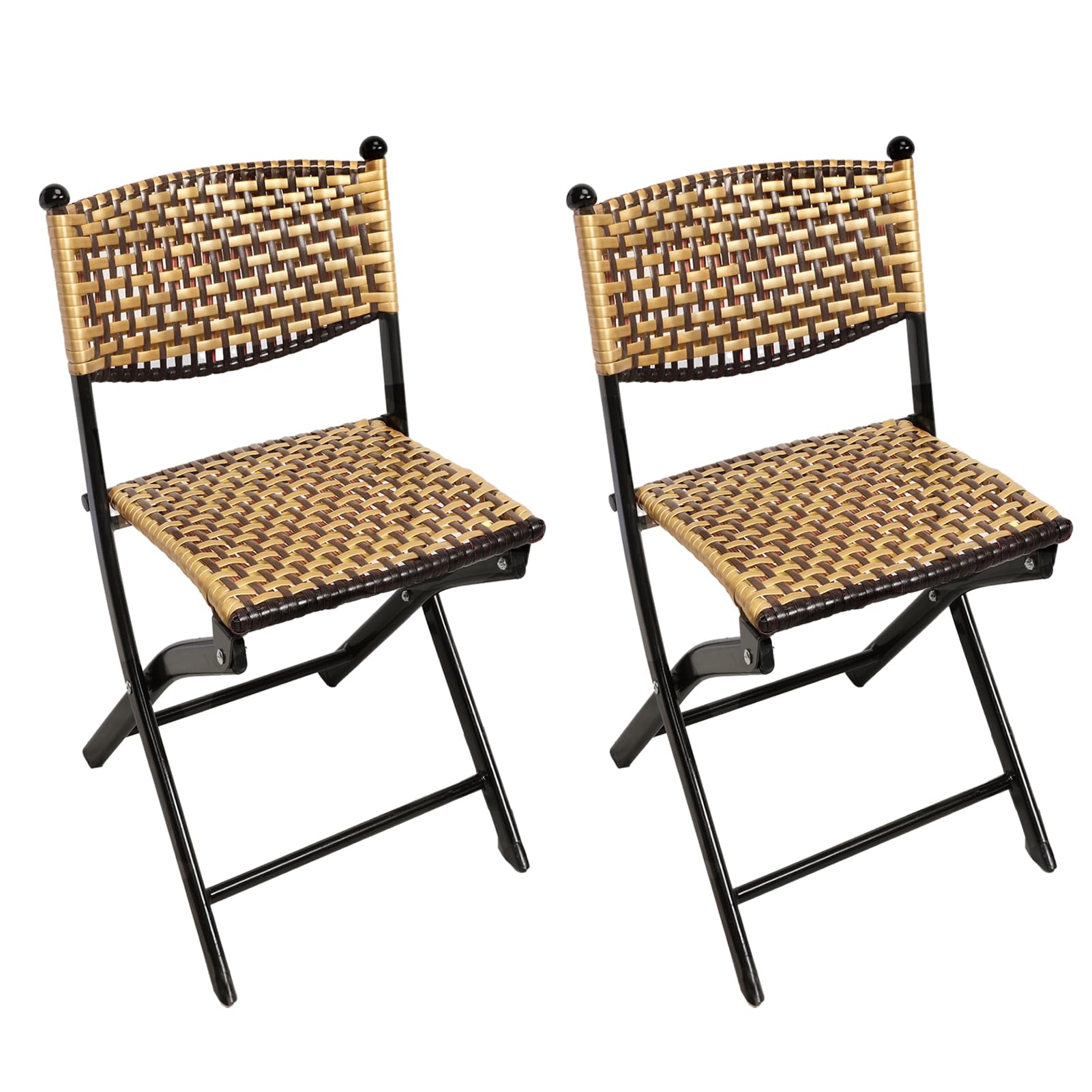 YOGOTO 折り畳み椅子 籐編み 手細工籐椅子 撥水 背もたれ付 ラタンチェア ラタン調ガーデンチェア 収納簡単 良い通気性 ベランダチェア Amazon.co.jp: YOGOTO 折り畳み椅子 籐編み 手細工籐椅子 撥水